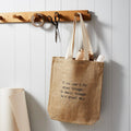 I'd rather be in Scotland Jute Eco Bag