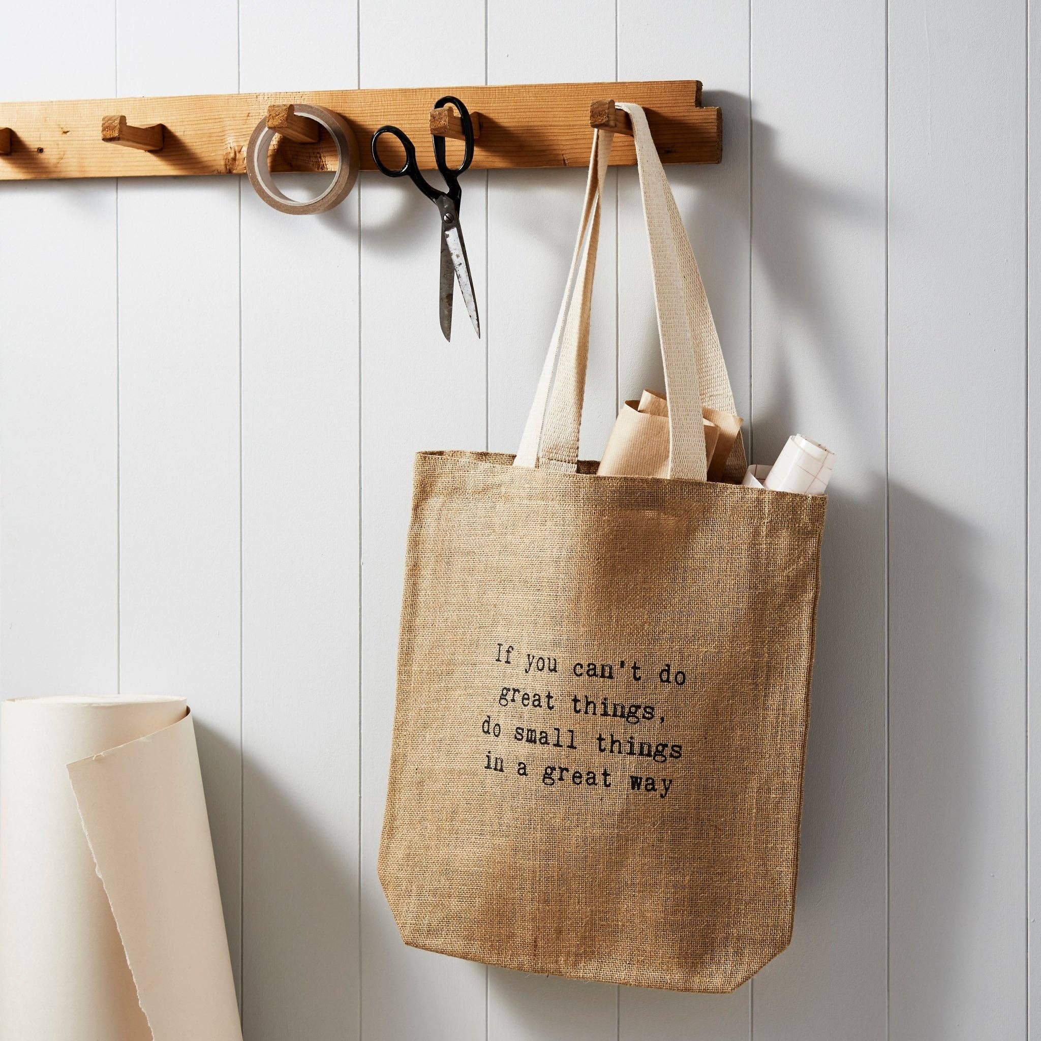 I'd rather be in Europe Jute Eco Bag