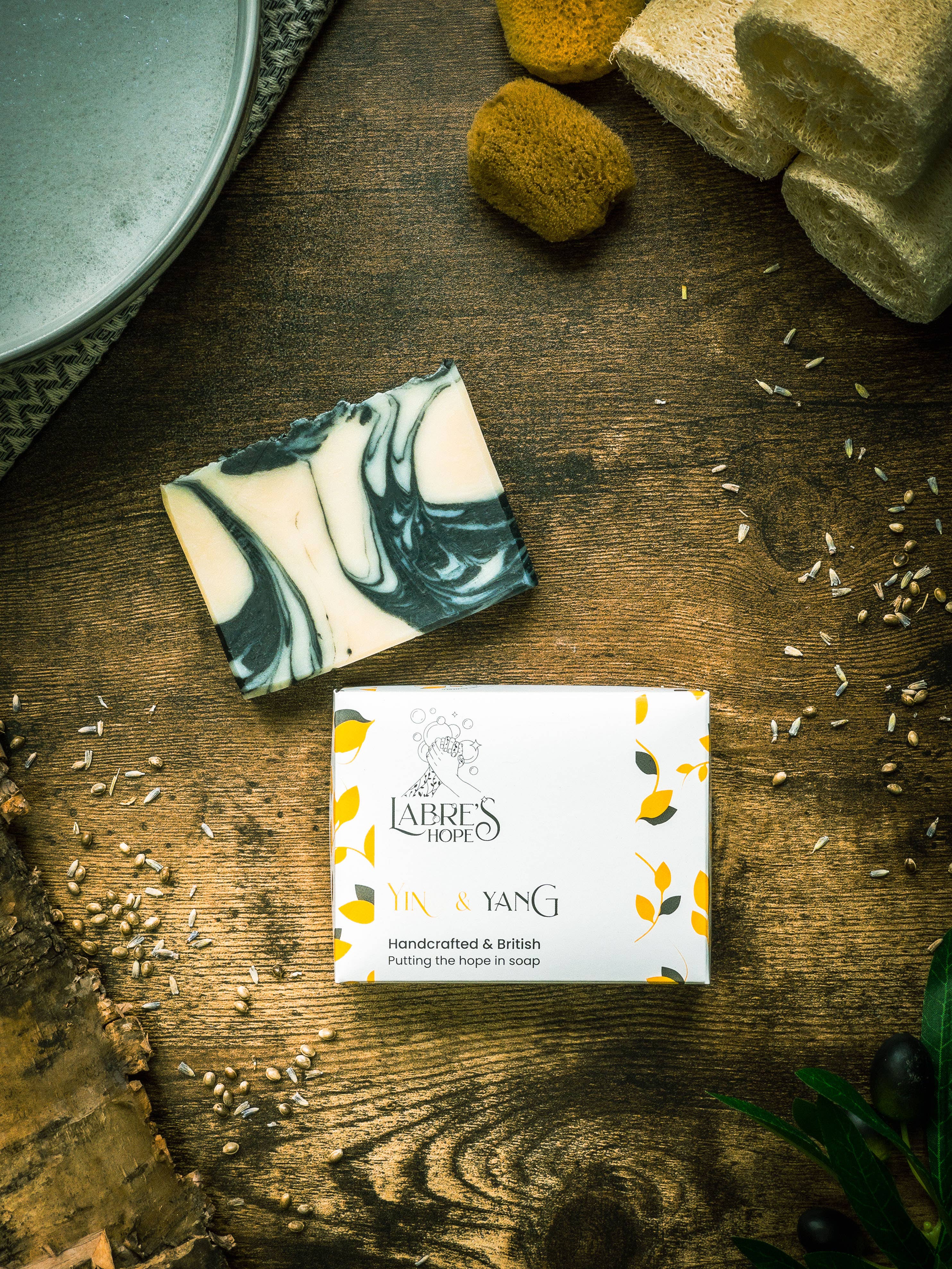 Yin & Yang Vegan Soap | Patchouli, Geranium & Lavender