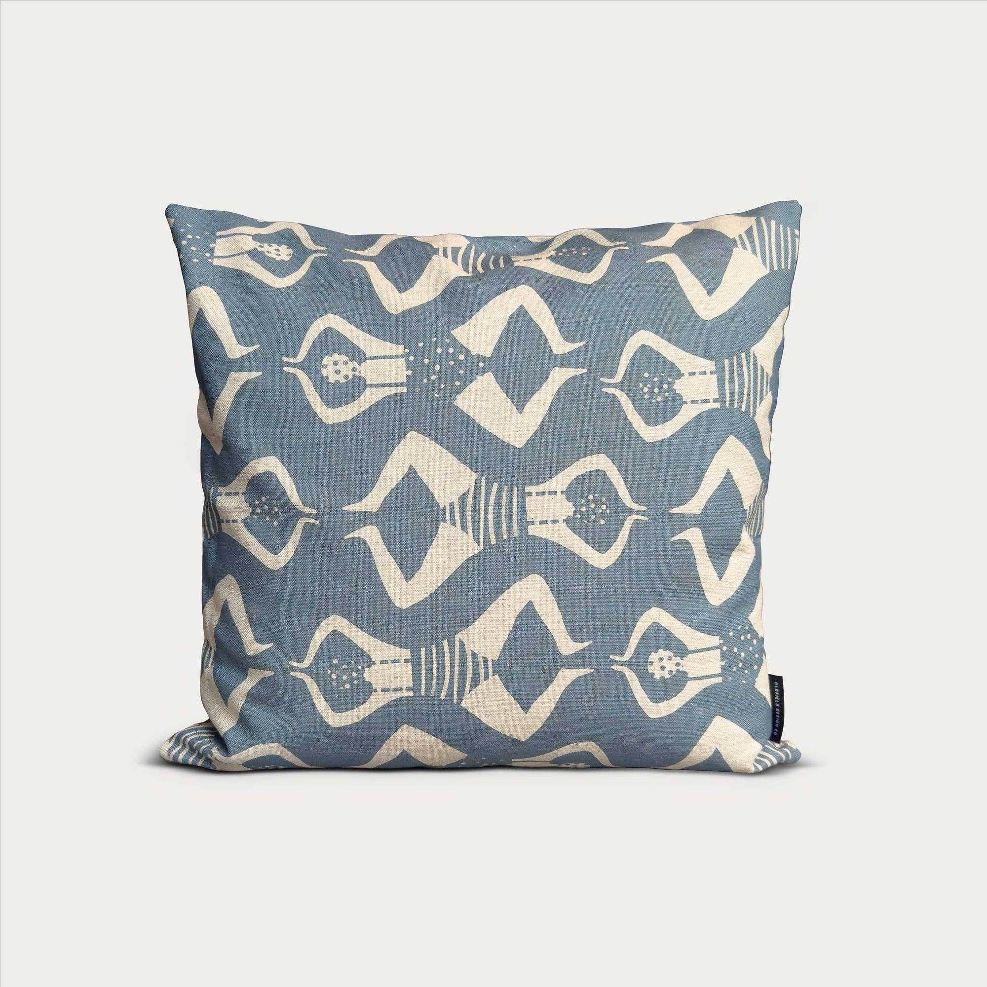 Swimmers Pattern Cushion