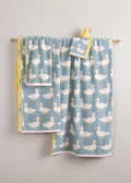 Anorak Waddling Ducks Organic Cotton Hand Towel