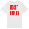 No Grit No Pearl Organic Cotton T-Shirt in White