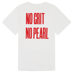 No Grit No Pearl Organic Cotton T-Shirt in White