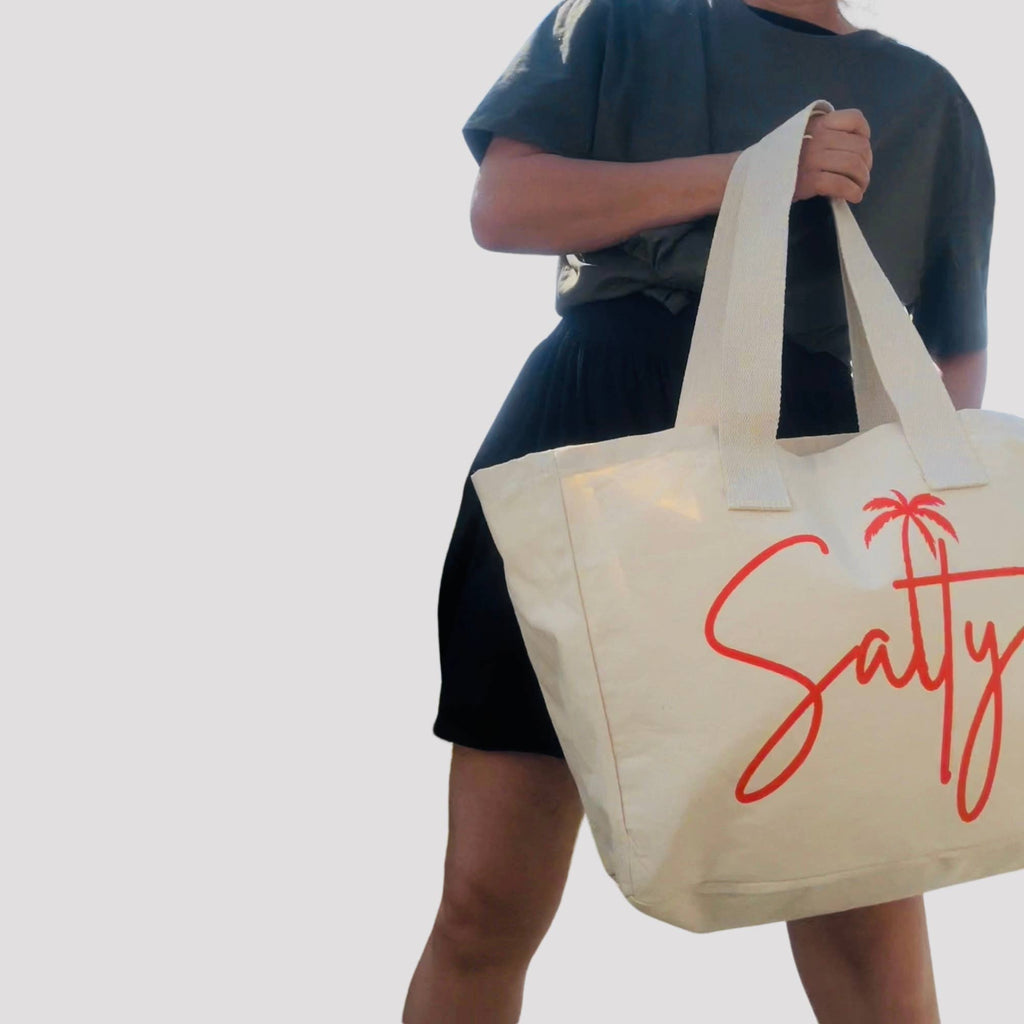 Salty Large Tote / Flame