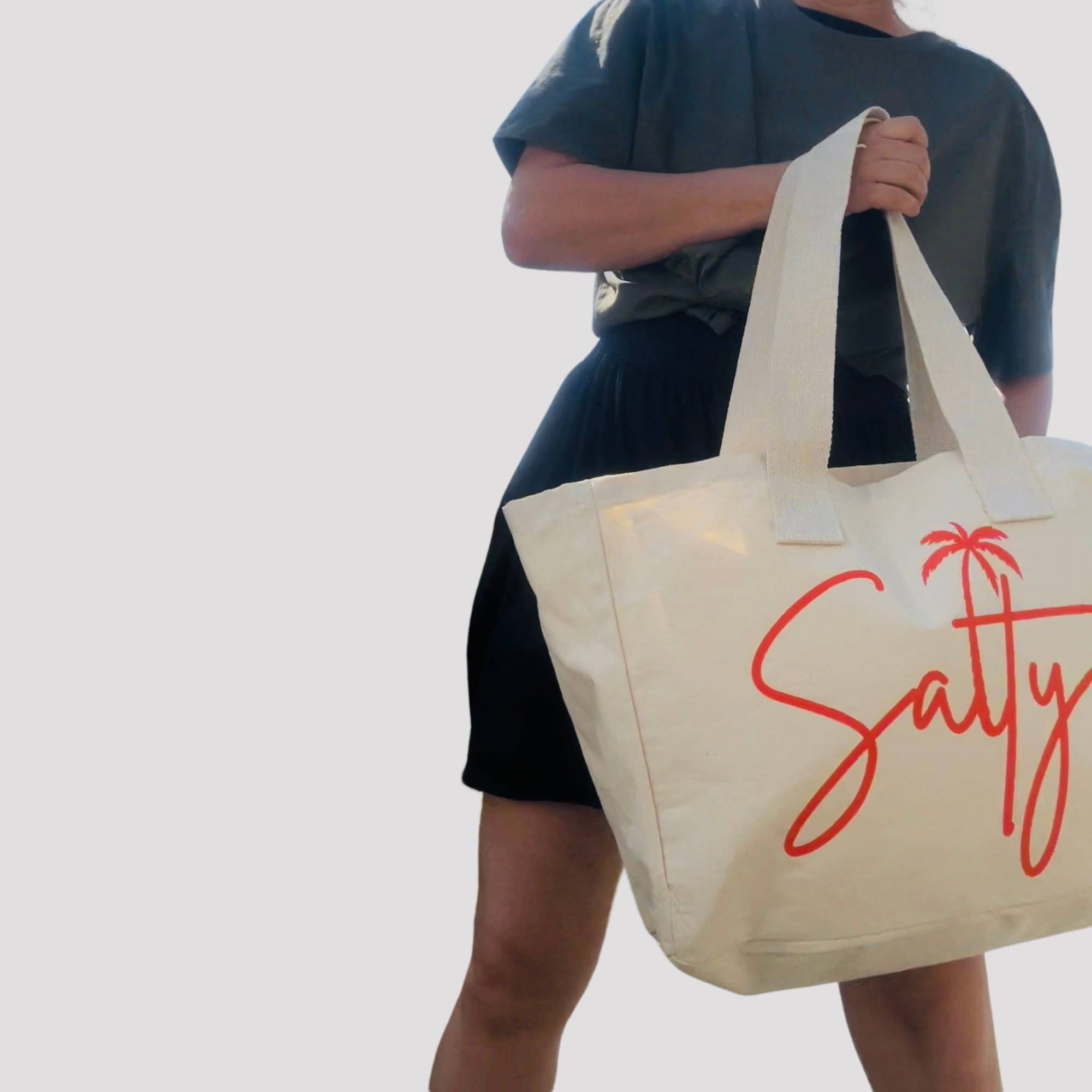 Salty Large Tote / Flame