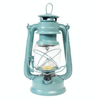 Led Hurricane Lantern - Light Blue