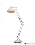 Matt White Classic Desk Style Floor Lamp