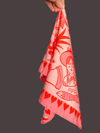 Pink 'I Love Everything' Eco Scarf / Headscarf