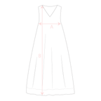 Easy-fit Organic Cotton Summer Dress in Midnight & Putty