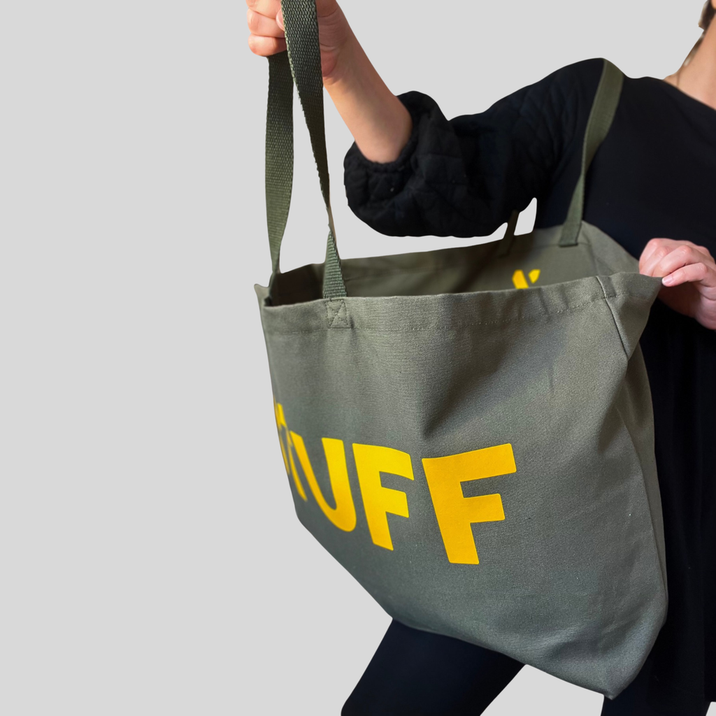 Jumbo STUFF Bag   - Olive/Yellow