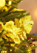 Recycled Sari Eco Tinsel/Garland - Yellow