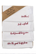 Four Fun Wine Napkins