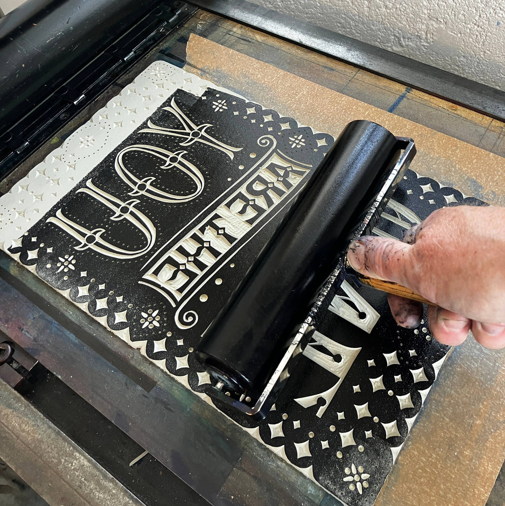 'You Are The One' Linocut