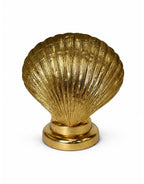 Large Gold Shell Table Lamp