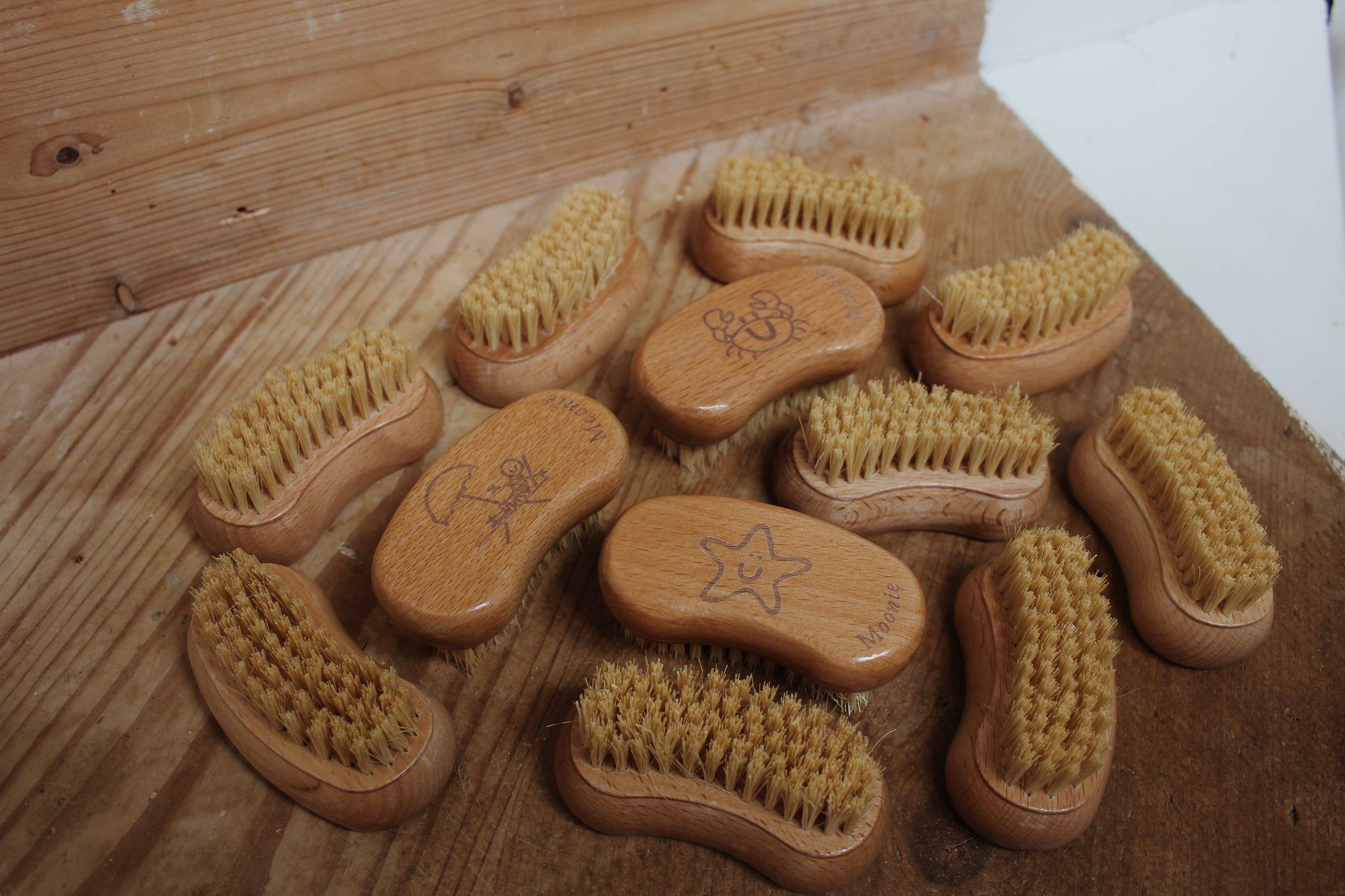 Natural Wooden Kid's Nail Brush