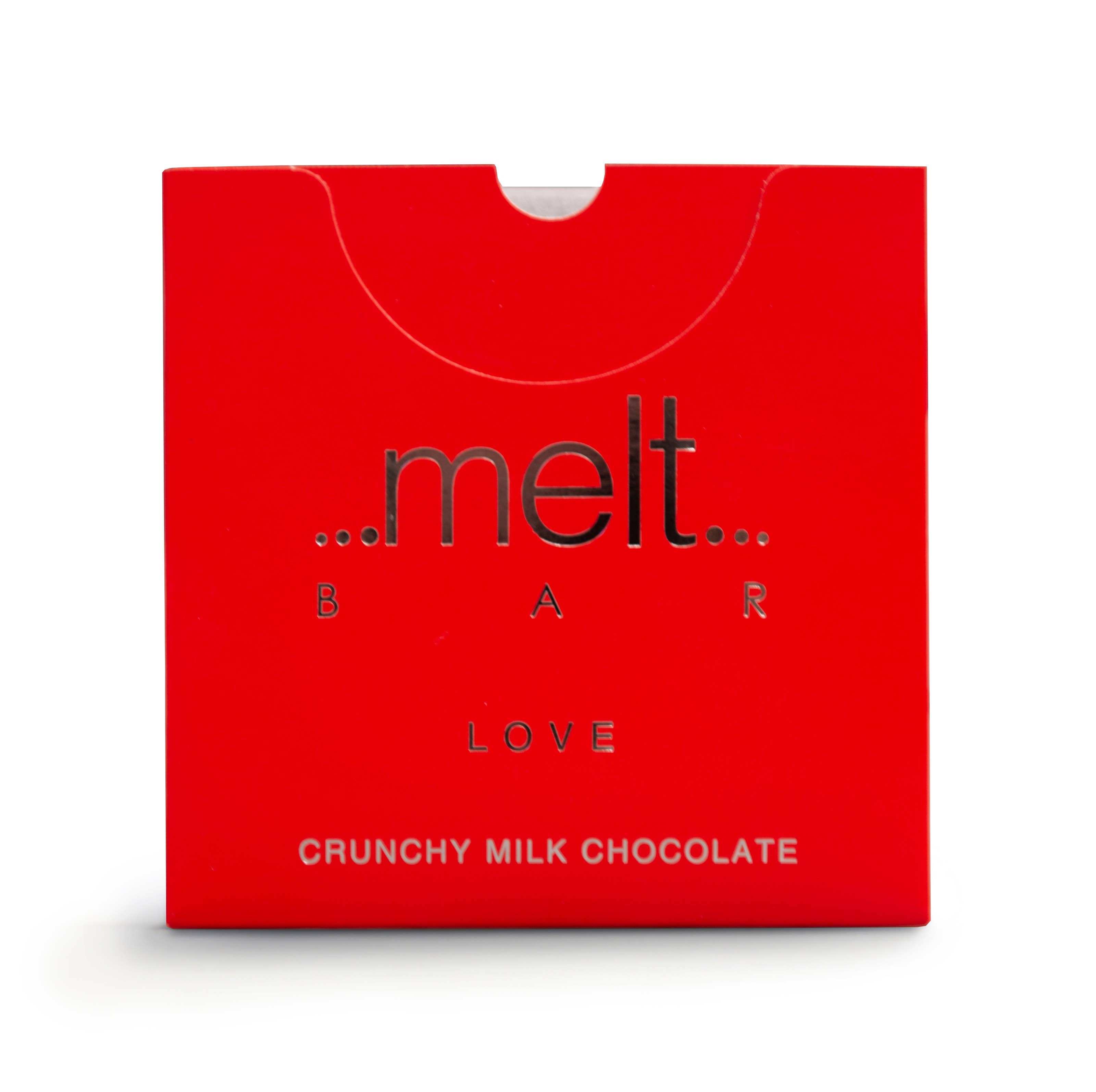 Love Crunchy Milk Chocolate Bar
