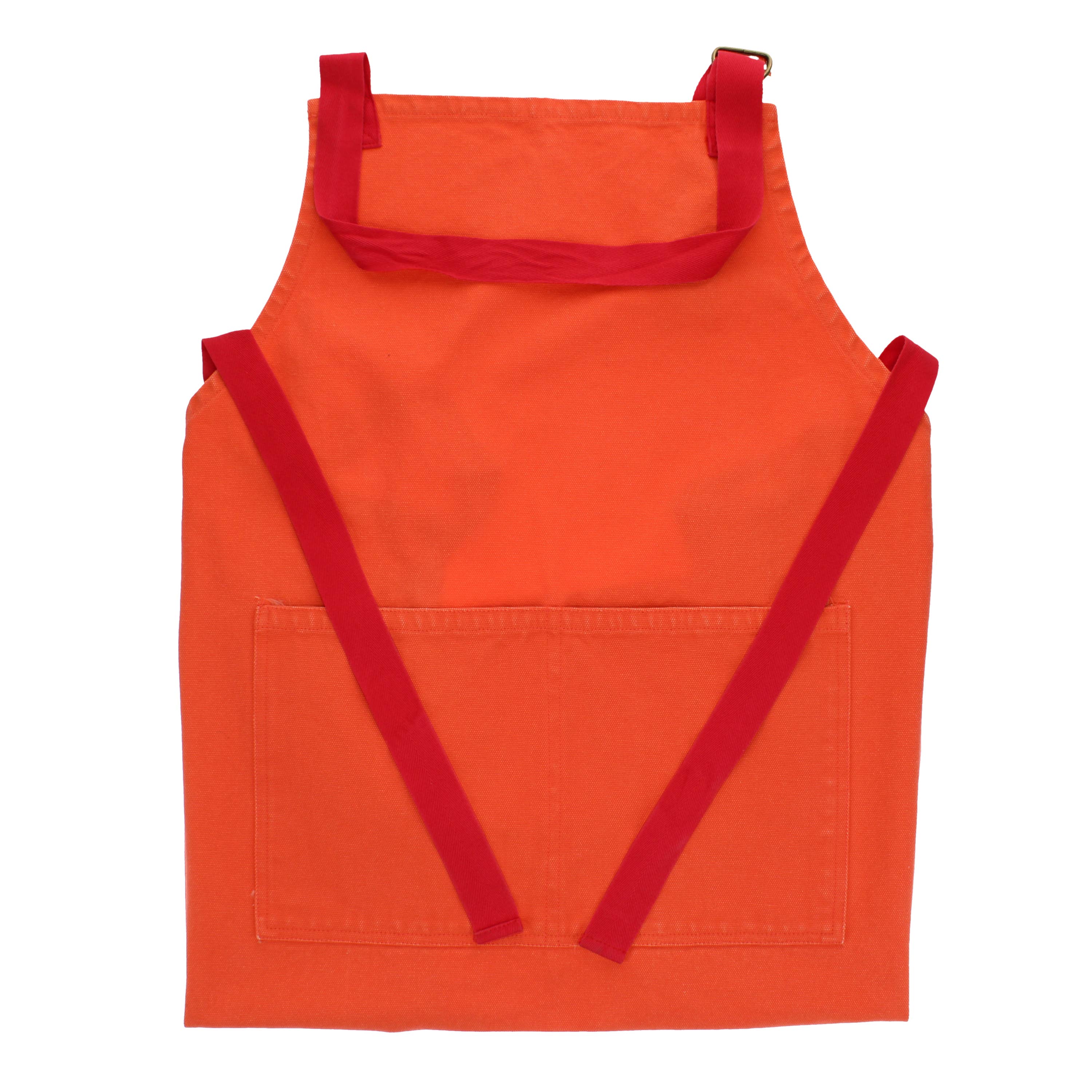 Two-tone utility apron - Coral