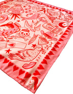 Pink 'I Love Everything' Eco Scarf / Headscarf