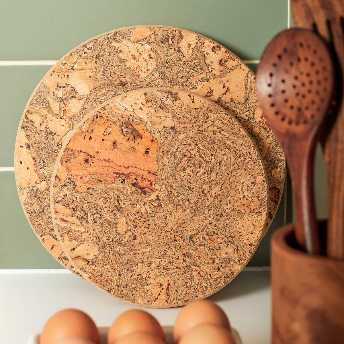 Natural Cork trivet |  Medium