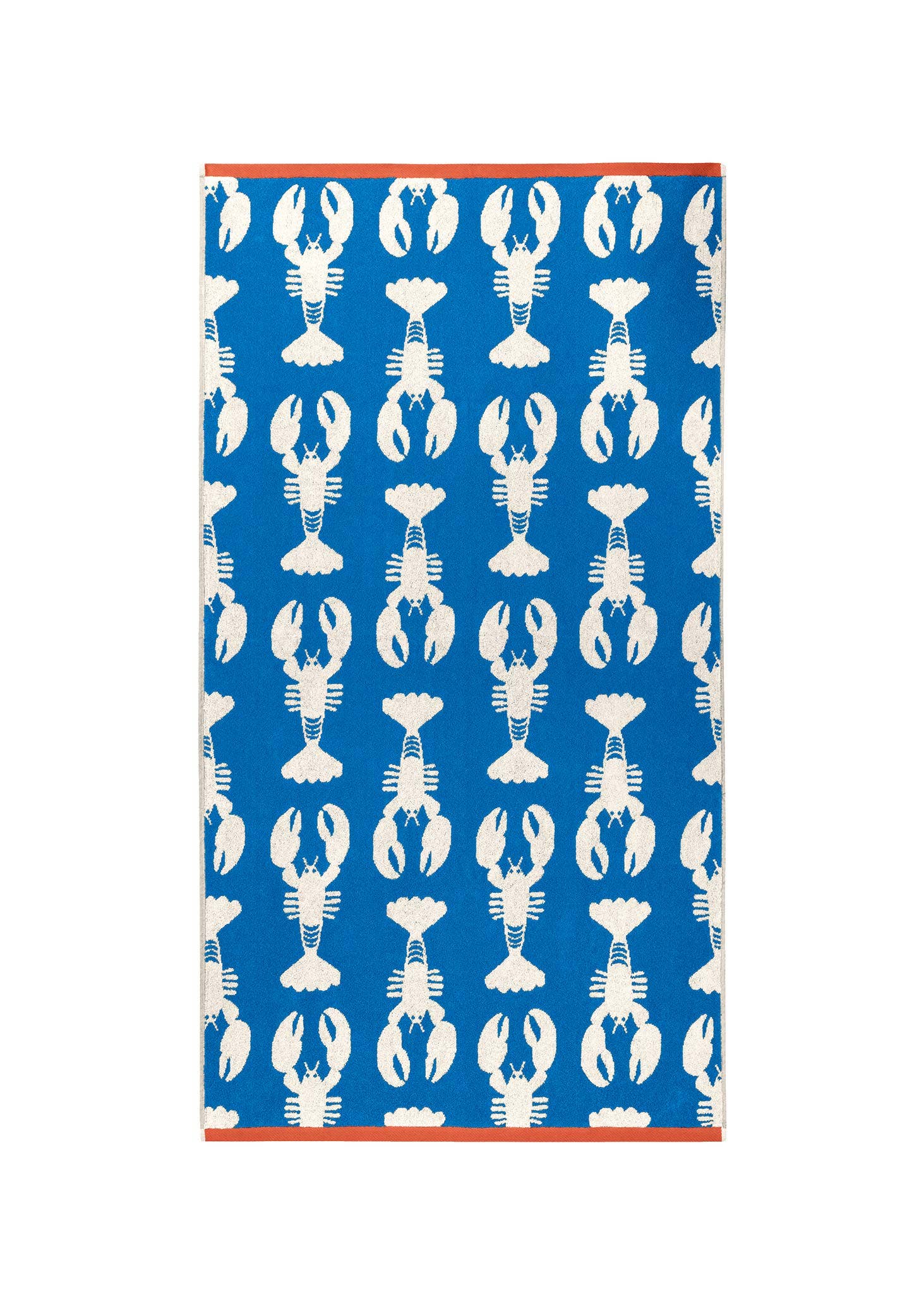 Anorak Lobster Blue Organic Cotton Hand Towel