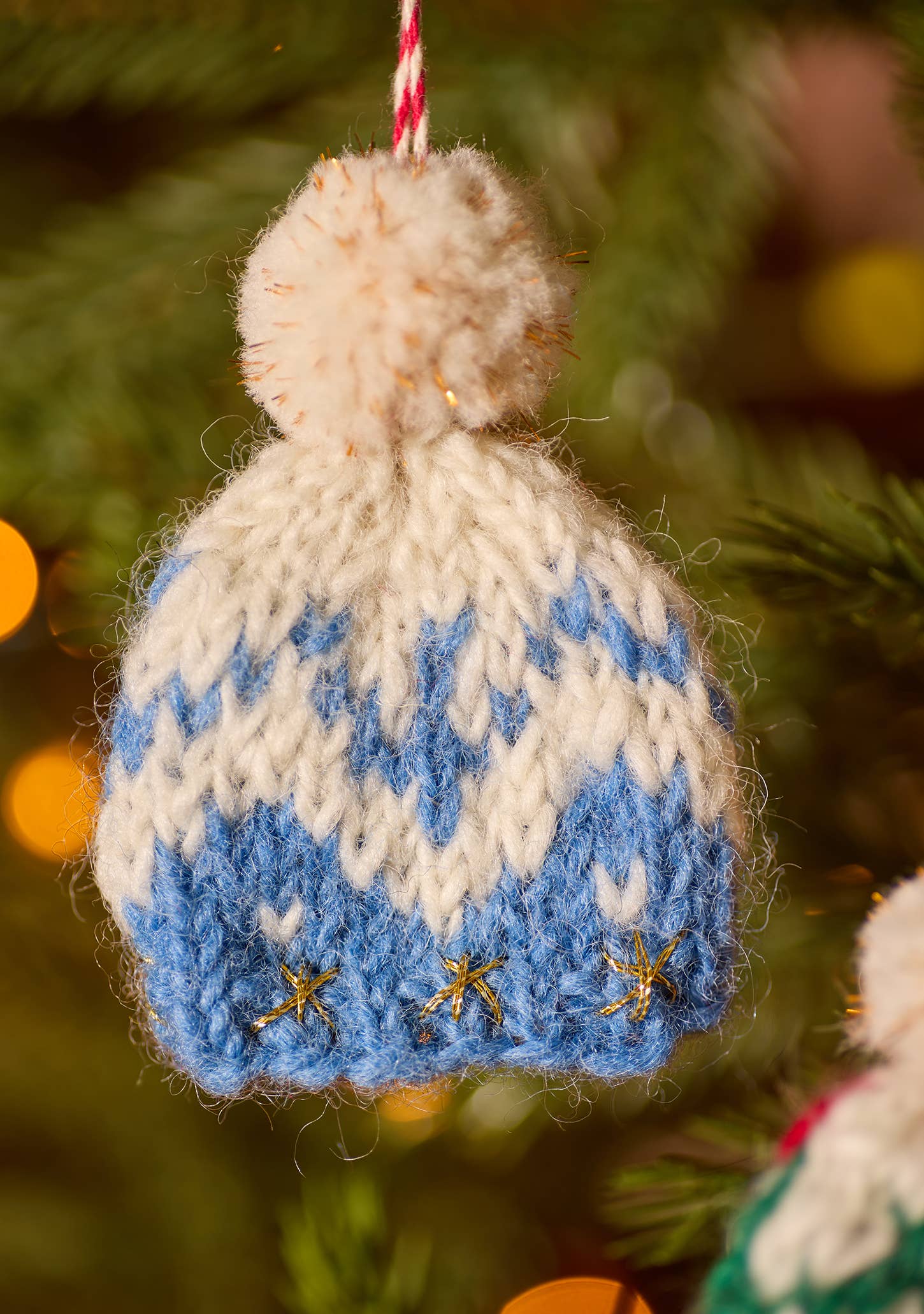 Bobble Hat Knitted Decoration