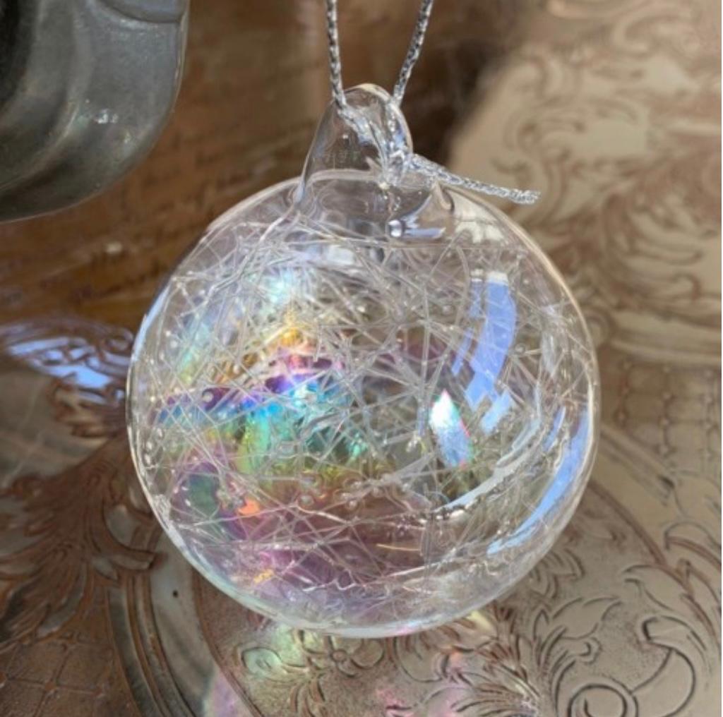 Optic iridescent bauble