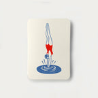 Diver Greetings Card