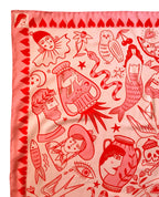 Pink 'I Love Everything' Eco Scarf / Headscarf