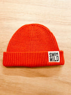 Fishermans knit Hat - Chilli