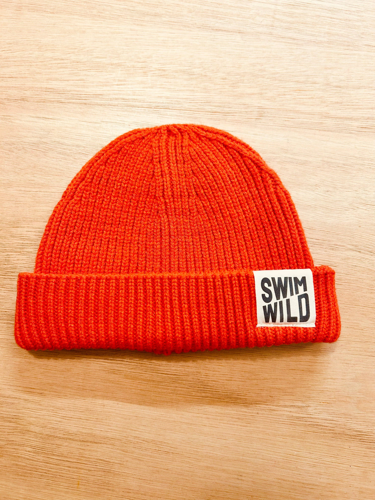 Fishermans knit Hat - Chilli