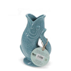 Ceramic fish vase - Blue