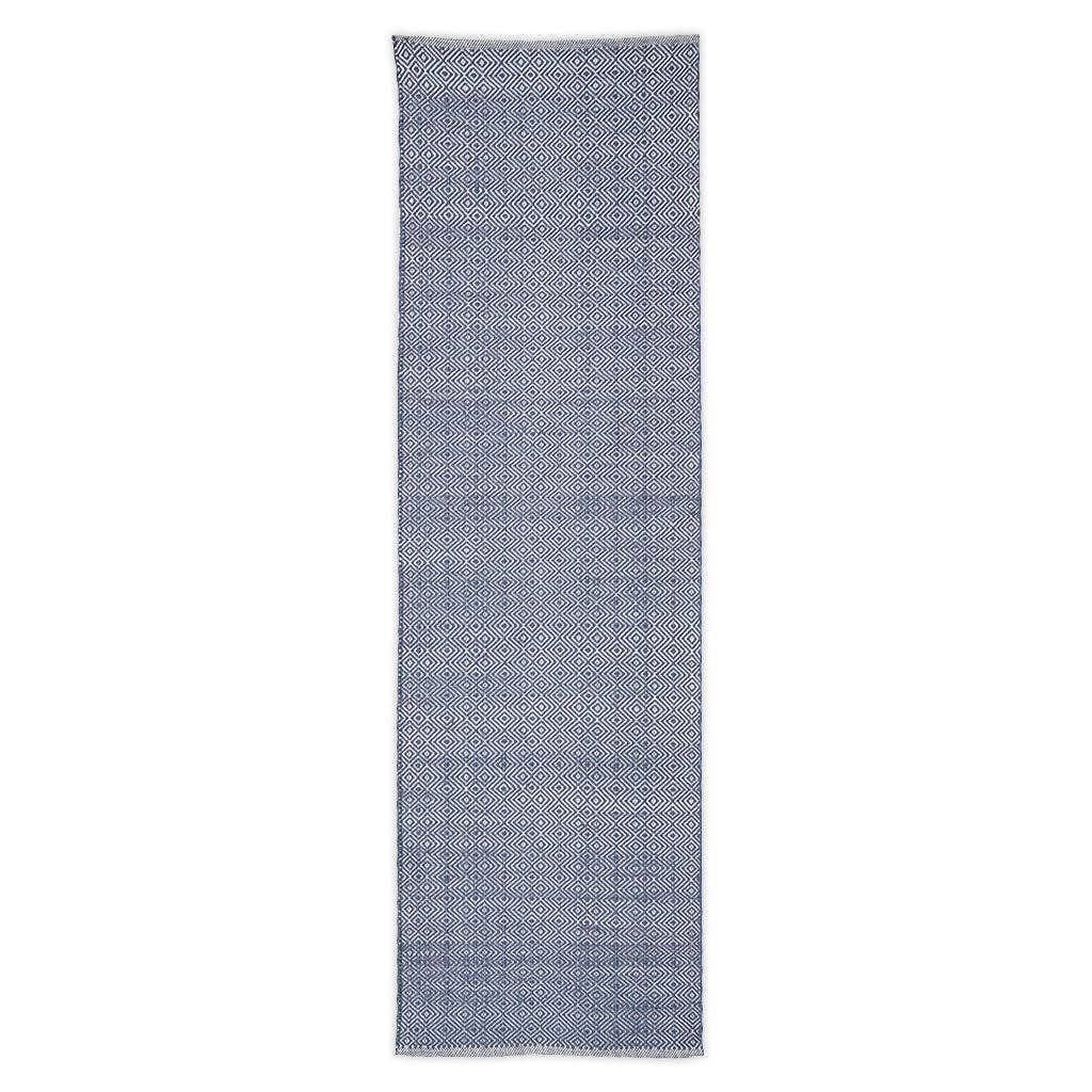 Navy Diamond Rug