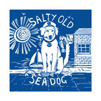 Salty Old Sea Dog Greetings Card