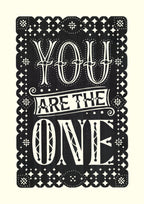 'You Are The One' Linocut