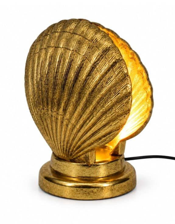 Gold Shell Table Lamp