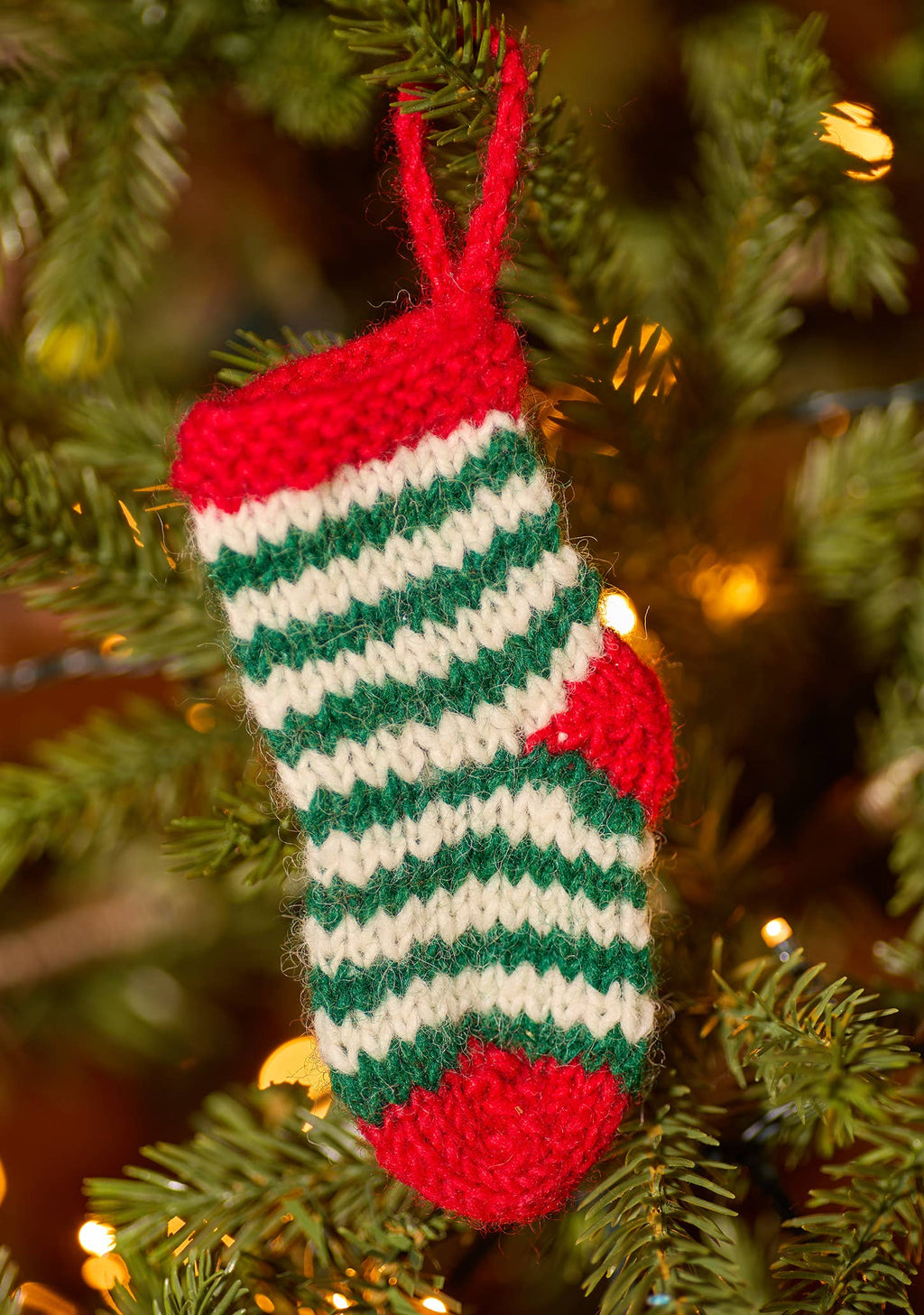 Knitted Stocking Decoration