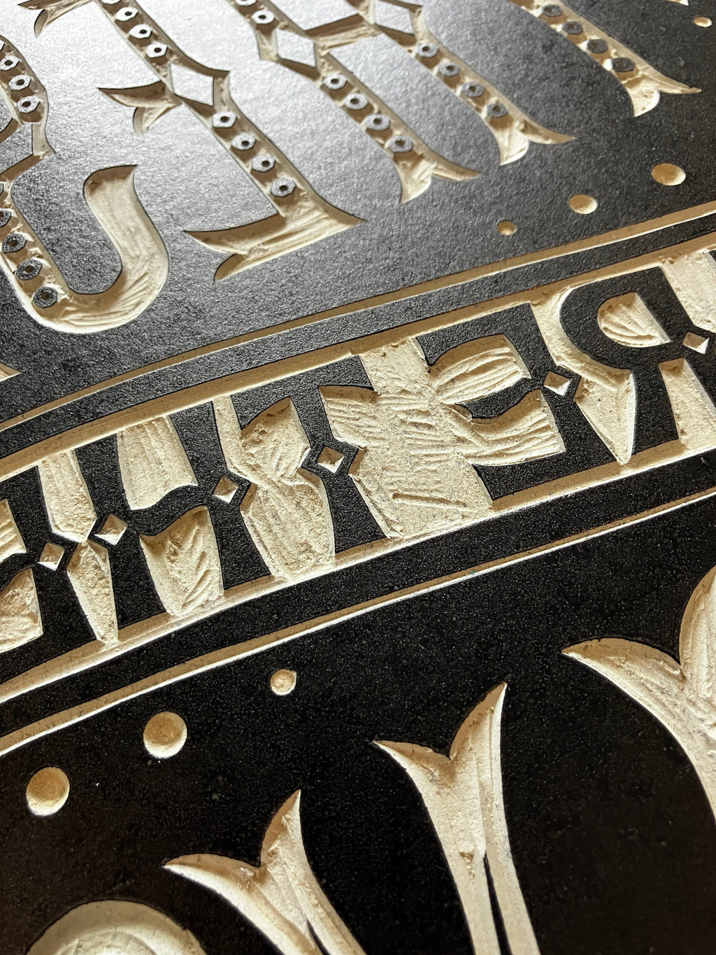 'These Are The Days' Linocut