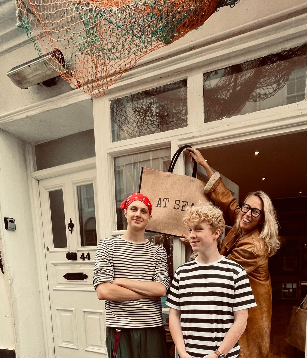 AT SEA Festival Tote - Navy