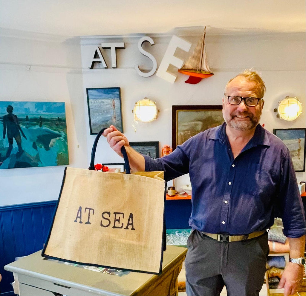 AT SEA Festival Tote - Navy