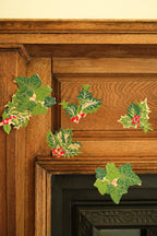 UK/EU: Holly and Ivy Sewn Garland