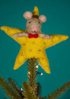 Felt Mouse Star Tree Topper