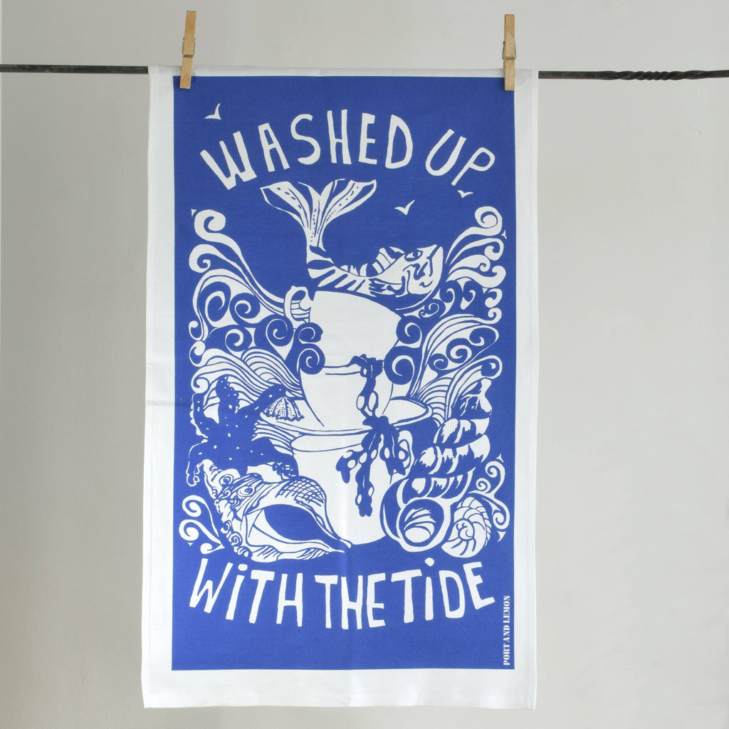 Washed up with the Tide Tea Towel by Port and Lemon