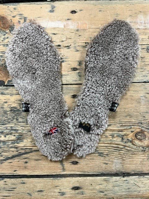 Sheepskin Insoles | Unisex Size S-XL | Taupe Brown Insoles
