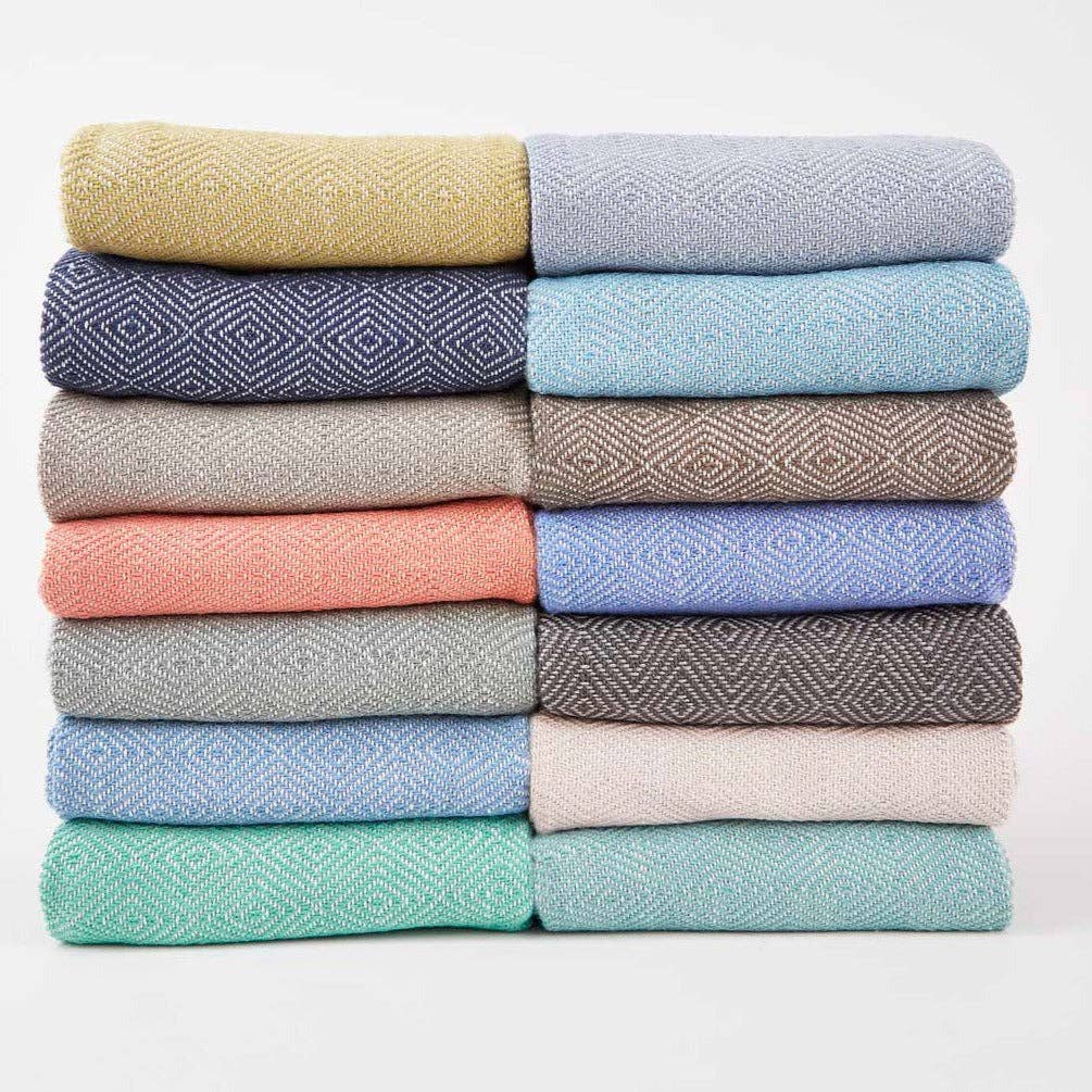 Diamond Navy Blanket