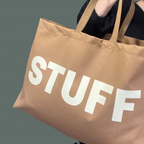 Jumbo STUFF Bag   - Tan/Beige