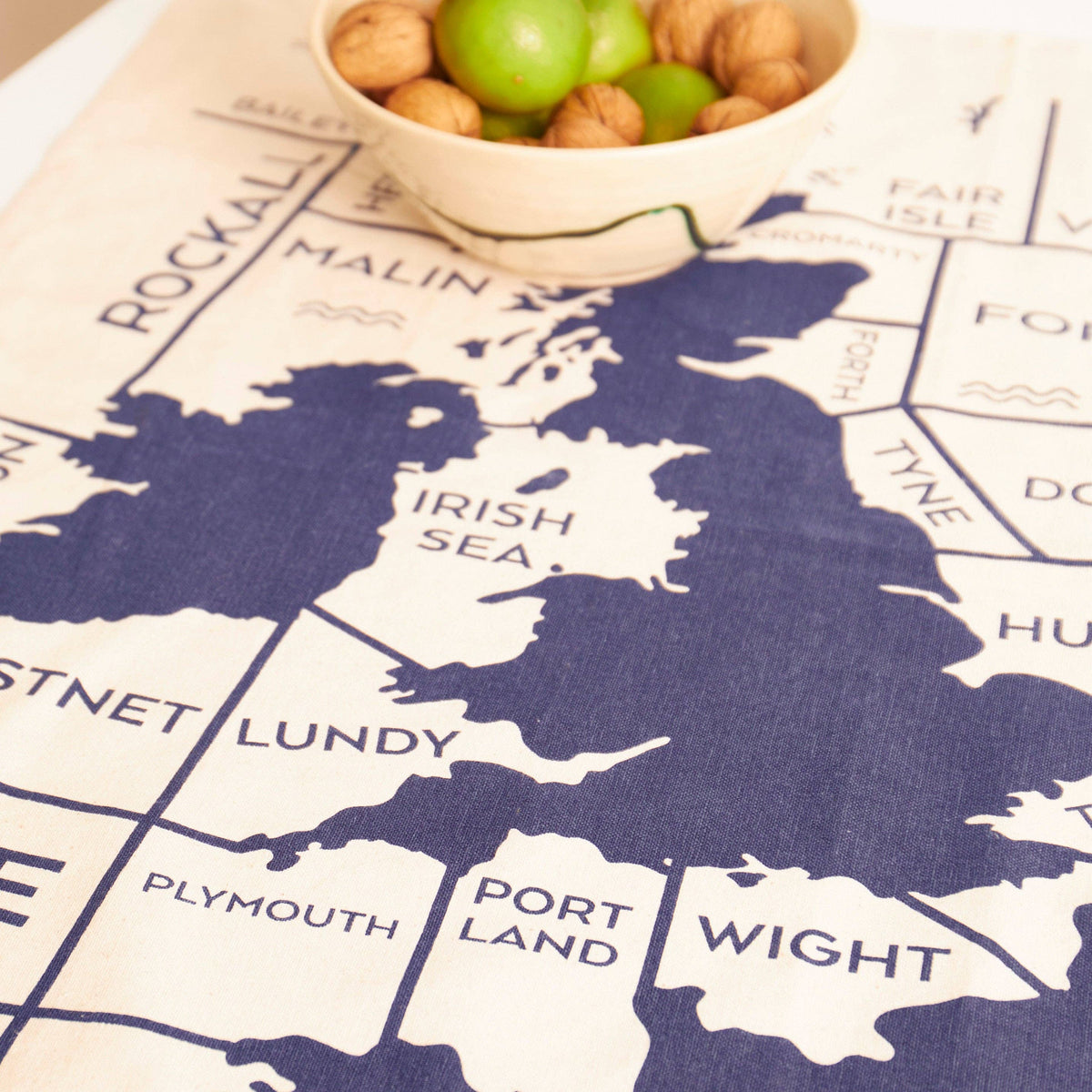 Organic Tea Towel | Shipping Forecast