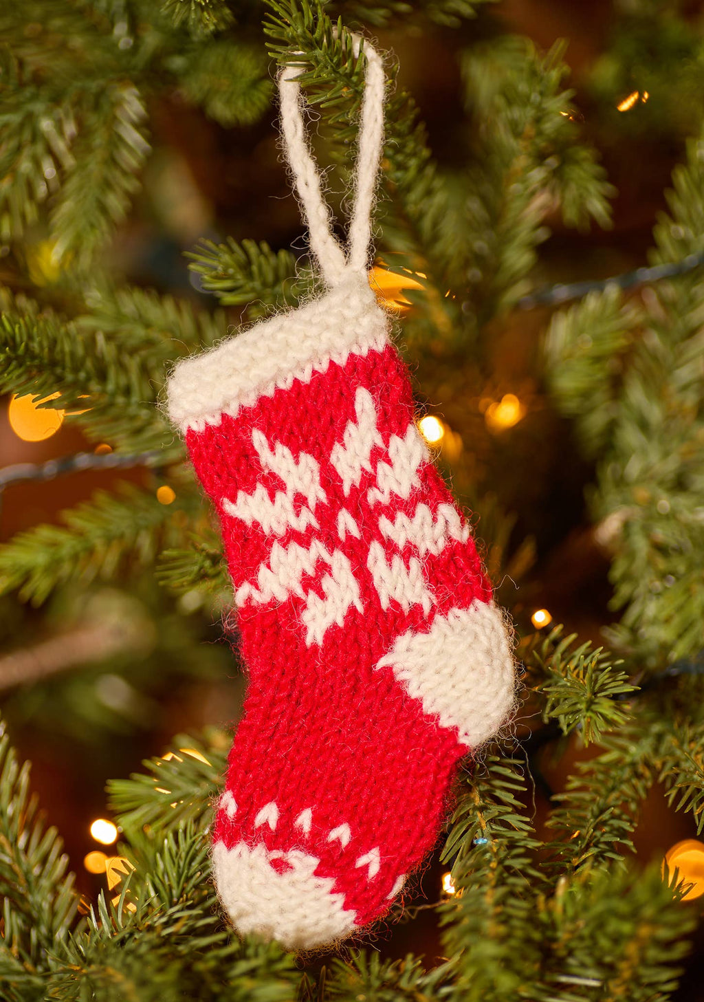 Knitted Stocking Decoration