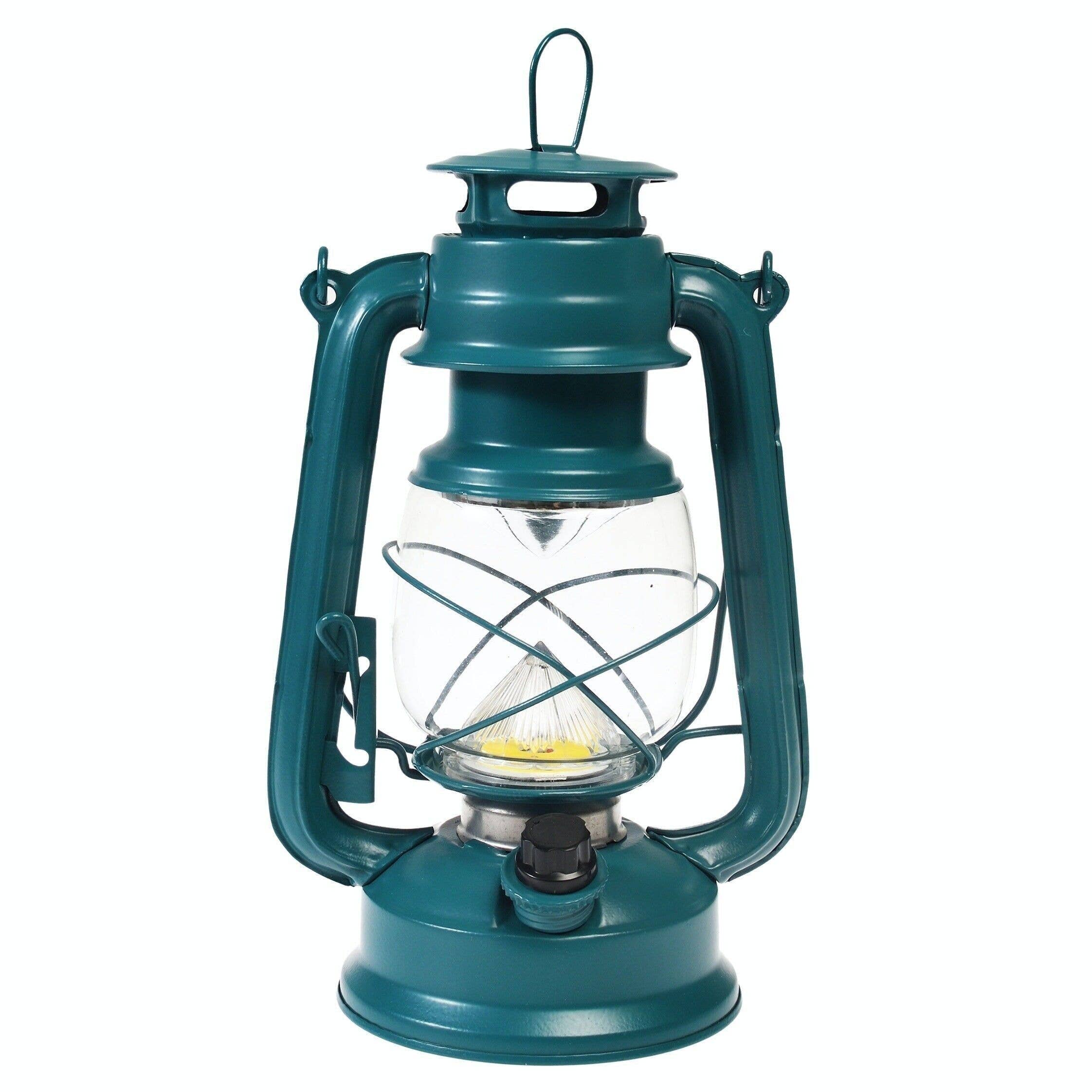Blue Led Hurricane Lantern - Spirit of Adventure