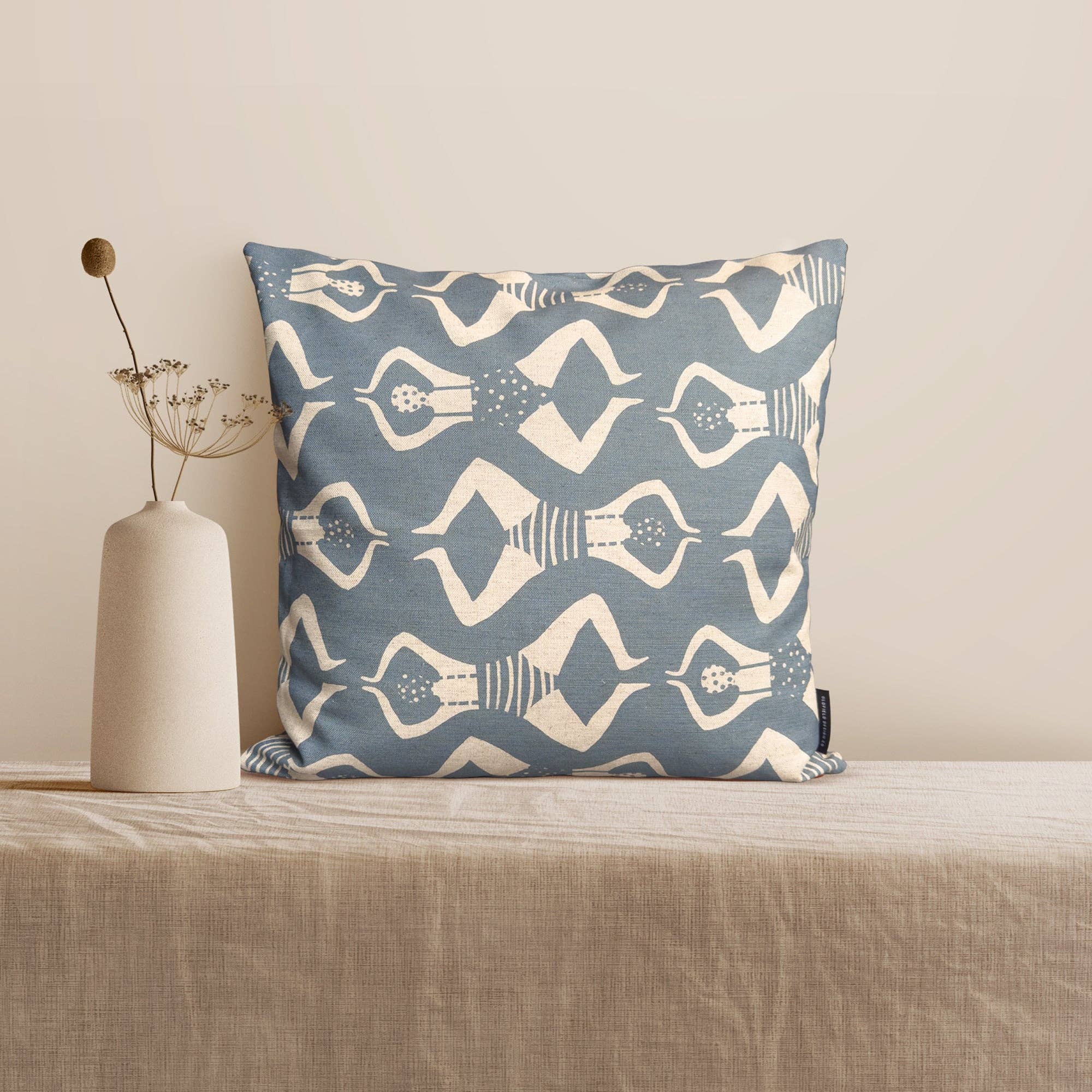 Swimmers Pattern Cushion