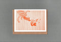 Miss Shuttlecock. Letterpress Greeting Card, Eco Friendly